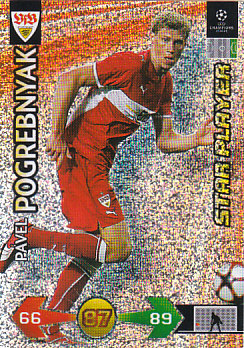 Pavel Pogrebnyak VfB Stuttgart 2009/10 Panini Super Strikes CL Update Star Player #465